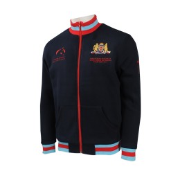 Z406 設計繡花logo棒球褸  來樣訂做袖口撞色棒球褸    新西蘭 馬術表演 個人設計棒球褸 棒球褸製造商 Z406 設計繡花logo棒球褸  來樣訂做袖口撞色棒球褸    新西蘭 馬術表演 個人設計棒球褸 棒球褸製造商